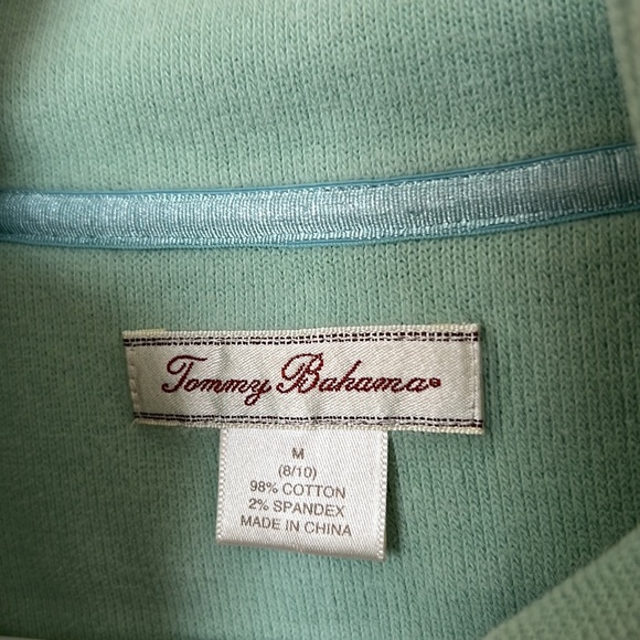 Women's Tommy Bahama Aruba Quarter Zip Sweatshirt Size M - Picture 4 of 5
